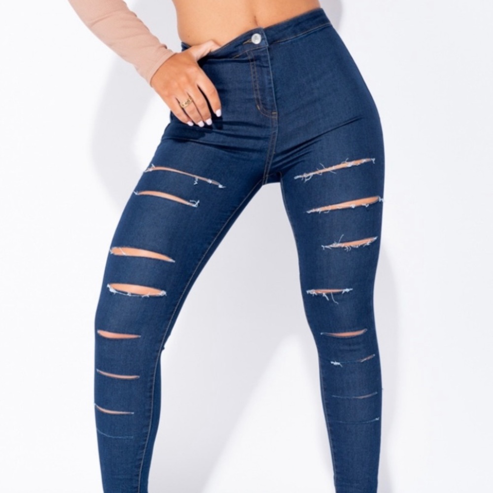 High Waist Jeggings - Picture 3 of 3